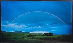 Road to the Rainbow 21.5 x 36.5 Canvas Wrap Black Frame LE to 40  850.00
