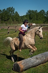 Extrme Cowboy Clinic with Lantz Mclaren at Horse Country