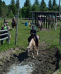 Extrme Cowboy Clinic with Lantz Mclaren at Horse Country
