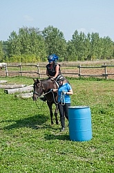 Being Ponied Blindfolded