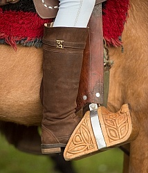 Wooden Stirrup at The Local Rodeo
