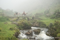 River Crossing in the high Andes
