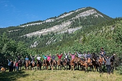In Camp - Anchor D - Lost Trail Ride
