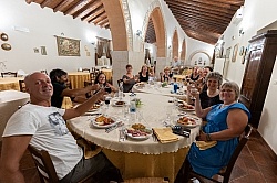 Dinner in Villa Mappa  Sicily Coast to Cost Ride, Unicorn Trail
