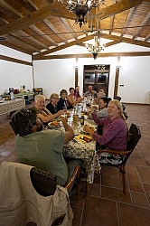 Dinner at Villa Casele Leto