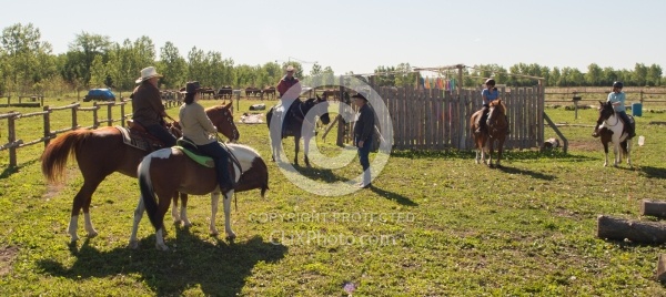 Extrme Cowboy Clinic with Lantz Mclaren at Horse Country