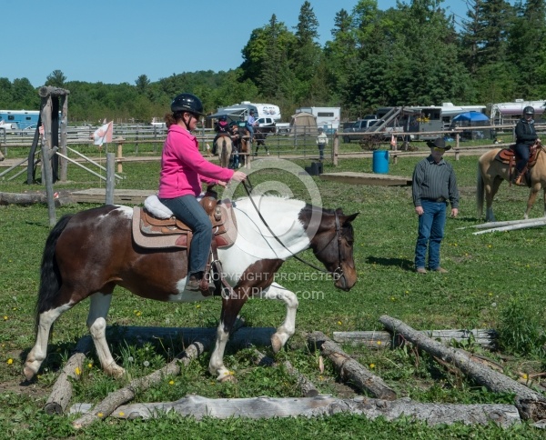 Extrme Cowboy Clinic with Lantz Mclaren at Horse Country