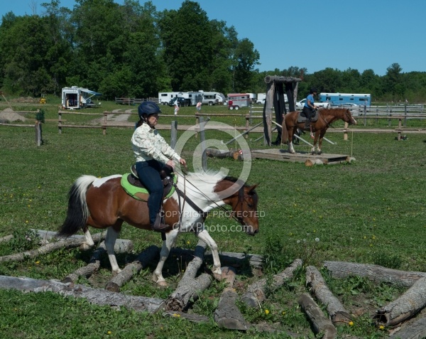 Extrme Cowboy Clinic with Lantz Mclaren at Horse Country