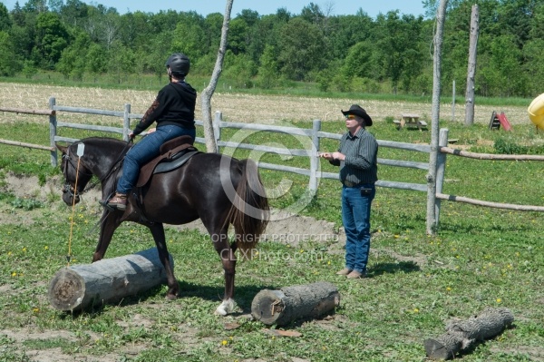 Extrme Cowboy Clinic with Lantz Mclaren at Horse Country