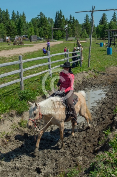 Extrme Cowboy Clinic with Lantz Mclaren at Horse Country
