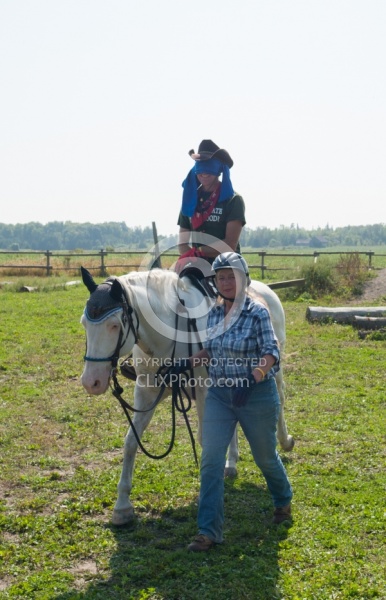 Being Ponied Blindfolded