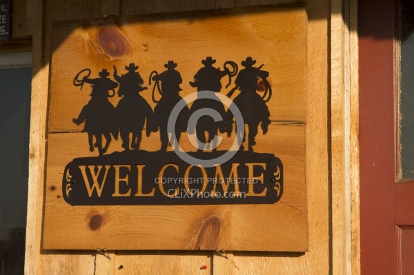 Welcome Sign at Horse Country Campground