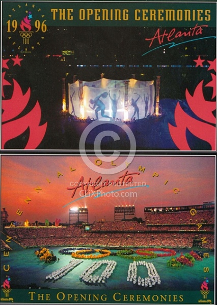 1996 Atlanta Olympic Post Cards