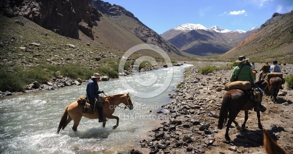 Crossing The Andes River Crossing on the Crossing of the Andes Ride