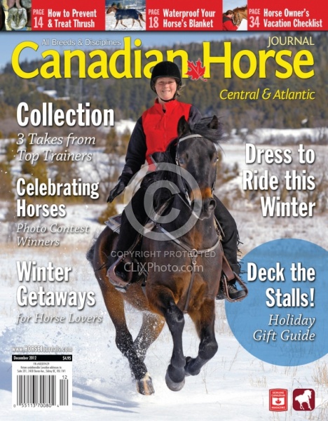 Canadian Horse Journal Winter 2012 Cover