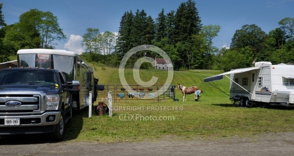 Camp Set Up at Pure Country Campground New Berlin N.Y.