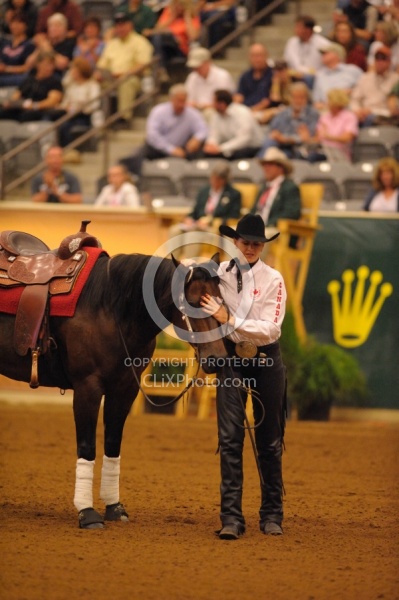 Shawna Sapergia and This Chics on Top WEG 2010 Reining