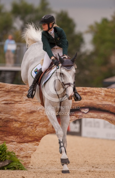 Cara Frew and Leopold Pierreville WEG 2010, Selle Francais