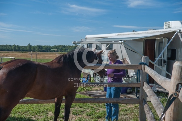Horse Coiuntry Campground Site Set up