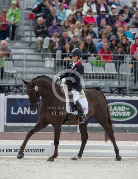 Sophie Wells and Valerius WEG 2014 Normandy, France